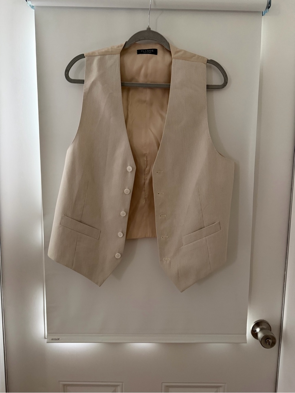 Jos. A. Bank Cream Tailored Women's Vest
